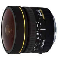 Sigma 8 mm F3,5 EX DG Zirkular Fisheye-Objektiv (Gelatinefilter) für Sigma Objektivbajonett-21