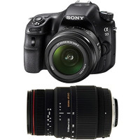 SONY Alpha 58 + 18-55 SAM + SIGMA 70-300 DG APO MACRO-21
