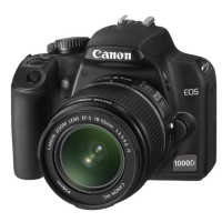 Canon EOS 1000D SLR-Digitalkamera (10 Megapixel, Live-View) Kit inkl. EF-S 18-55mm IS-22