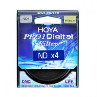 Hoya YDND4P082 Warmfilter Pro1 Digital ND 4 82mm schwarz kompatibel mit Objektive universal 82mm-21
