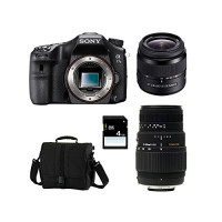 SONY Alpha 77 II + 18-55 SAM + SIGMA 70-300 DG + Sac + Carte SD 4 Go-22
