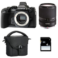 OLYMPUS OM-D E-M1 NOIR + TAMRON 14-150 NOIR + Sac + SD 4 Go-22
