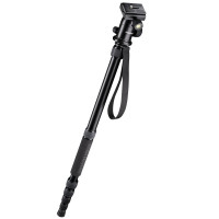 Mantona DSLM Travel Reisestativ (max. Höhe 143 cm, max. Belastbarkeit bis 5kg, drehbare Mittelsäule, inkl. Kugelkopf und Stativtasche, geeignet für DSLR, System und Kompaktkamera) schwarz-22