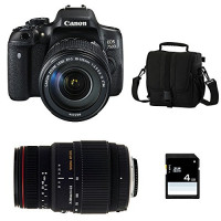 CANON EOS 750D + 18-135 IS STM + SIGMA 70-300 DG APO MACRO + Sac + Carte Sd 4 Go-22