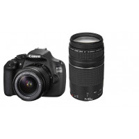 Canon EOS 1200D Kit + EF-S 18-55 DC III + 75-300 DC III-21