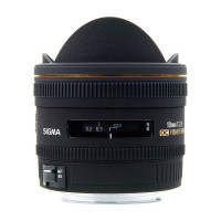Sigma 10 mm F2,8 EX DC Fisheye HSM-Objektiv (Gelatinefilter) für Sony Objektivbajonett-21