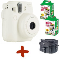 Fuji Instax Mini 8 Weiß Sofortfilmkamera + Tasche + 40 Fotos + Infapower NiMH-Akkus und Ladegerät (Sofortige Fotos in Kreditkartengröße Fangen Sie den Augenblick und gemeinsam den Spaß.).-22