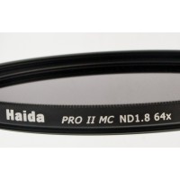 Haida PRO II Serie MC (mehrschichtvergütet) Neutral Graufilter ND64 77mm Inkl. Cap mit Innengriff-22