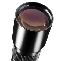 Walimex 500mm 1:8,0 DSLR-Objektiv (Filtergewinde 67mm, Teleobjektiv, Linsenobjektiv) für Olympus OM Bajonett schwarz-22