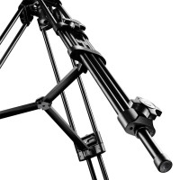 Mantona Dolomit 1200 Videostativ 158 cm (inkl. Fluid-Neiger, Wasserwaage, Schnellwechselplatte) für DSLR und Videokamera-22