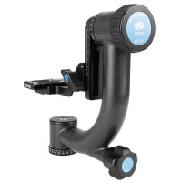 SIRUI PH-20 Gimbal Head (Carbon, Höhe: 230mm, Gewicht: 1.1kg, Belastbarkeit: 20kg) mit Tasche und Gurt-22