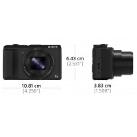 Sony DSC-HX50 Digitalkamera (20,4 Megapixel, 30-fach opt. Zoom, 7,6 cm (3 Zoll) LCD-Display, Full HD, WiFi) inkl. 24mm Sony G Weitwinkelobjektiv silber-22