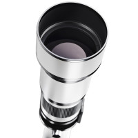 Walimex Pro 650-1300mm 1:8-16 DSLR-Teleobjektiv (Filtergewinde 95mm, IF) für C-Mount Objektivbajonett weiß-22