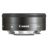 Canon EF-M 22mm 1:2 STM Pancake-Objektiv (43mm Filtergewinde) schwarz-22