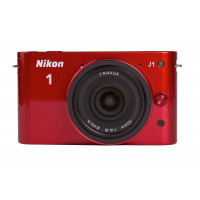 Nikon 1 J1 Systemkamera (10 Megapixel, 7,5 cm (3 Zoll) Display) rot inkl. 1 NIKKOR 10 mm Pancake Objektiv-22