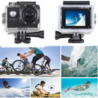 WiFi Unterwasserkamera Wasserdichte Action Kamera "30M HD 1080P" mit 2 Akkus, kostenloses Zubehör für Outdooraktivitäten wie z.B. fahradfahren, skilaufen, motofahren und für Wassersportarten-22
