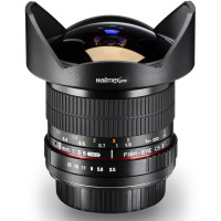 Walimex Pro 8 mm 1:3,5 DSLR Fish-Eye II Objektiv AE für Nikon F Objektivbajonett schwarz (mit abnehmbarer Gegenlichtblende)-22