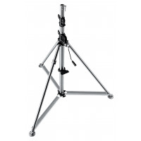 Manfrotto Stativ Super Wind-Up Inox Silber-21