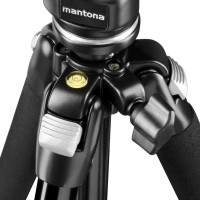 Mantona Pro Makro II Dreibeinstativ (inkl. Kugelkopf, Bodenadapter für Makrofotografie, Tragkraft 5kg)-22