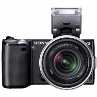 Sony NEX-5KS Systemkamera (14 Megapixel, 7,5 cm (3 Zoll Display), Live View, Full HD Videoaufnahme) Kit schwarz inkl. 18-55mm Objektiv-22