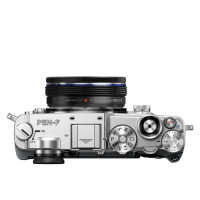 Olympus PEN-F Systemkamera (20,3 Megapixel, 7,6 cm (3 Zoll) TFT LCD-Display, elektronischer Sucher mit 2,36 Mio. OLED, Full-HD, WLAN, Metallgehäuse) Kit inkl. 14-42mm EZ Pancake Objektiv silber-22