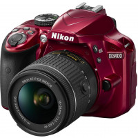 Nikon D3400 AF-P 18-55 VR Kit rot-22