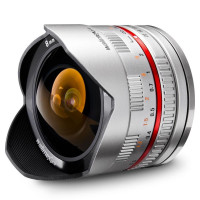 Walimex Pro 8mm 1:2,8 CSC Fish-Eye-Objektiv (feste Gegenlichtblende, UMC Linsen, große Tiefenschärfe) für Samsung NX Objektivbajonett silber-22