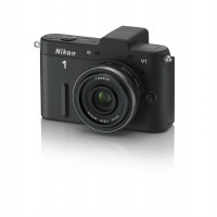 Nikon 1 V1 Systemkamera (10 Megapixel, 7,5 cm (3 Zoll) Display) schwarz inkl. 1 Nikkor 10 mm Pancake Objektiv-22