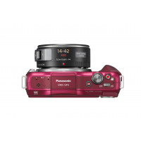 Panasonic Lumix DMC-GF5XEG-R Systemkamera (12 Megapixel, 7,5 cm (3 Zoll) Touchscreen, Full HD Video, bildstabilisiert) inkl. Lumix G Vario 14-42 mm Objektiv rot-22