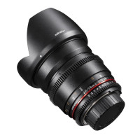 Walimex Pro 16mm 1:2,2 VDSLR Video und Foto Weitwinkelobjektiv (Filtergewinde 77mm, Gegenlichtblende, Zahnkranz, stufenlose Blende und Fokus) für Olympus Four Thirds Objektivbajonett schwarz-22