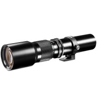 Walimex 500mm 1:8,0 DSLR-Objektiv (Filtergewinde 67mm, Teleobjektiv, Linsenobjektiv) für Minolta MD Bajonett schwarz-22