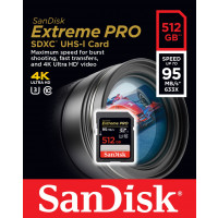 SanDisk extreme Pro SDXC 512GB Class 10 Speicherkarte (bis zu 95MB/s lesen)-22