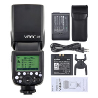 Andoer Godox V860IIS Wegweisende TTL Li-Ionen-Kamera-Blitz Speedlite GN60 1 / 8000s HSS Built-in 2.4G X System 20-200mm Zoom w / 2000mAh Li-Ionen-Akku für Sony A77II A7RII A7R A58 ILCE 6000L-22