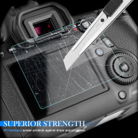 AFUNTA Kamera Screen Protector für Canon EOS 6D, 2-Pack Anti-Kratzer Anti-Glare-Glas für DSLR-Kamera Ausgeglichenes-22