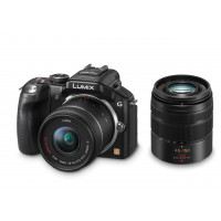 Panasonic Lumix DMC-G5WEG-K Systemkamera (16 Megapixel, 7,6 cm (3 Zoll) Touchscreen, Full-HD Video, bildstabilisiert) schwarz inkl. Lumix G Vario 14-42mm OIS und 45-150mm OIS Objektiven-22