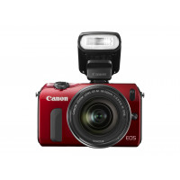 Canon EOS M Systemkamera (18 Megapixell, 7,7 cm (3 Zoll) Display, Full-HD, Touch-Display) Kit inkl. EF-M 18-55mm 1:2,0 STM Objektiv und Speedlite 90EX rot-22