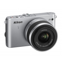 Nikon 1 J3 Systemkamera (14 Megapixel, 7,5 cm (3 Zoll) LCD-Display, Full HD) Kit inkl. 1 Nikkor 10-30 mm VR-Objektiv silber-22