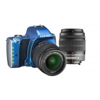 Pentax K-S1 SLR-Digitalkamera (20 Megapixel, 7,6 cm (3 Zoll) TFT Farb-LCD-Display, ultrakompaktes Gehäuse, Anti-Moiré-Funktion, Empfindlichkeit bis zu ISO 51200, Full-HD-Video, Wi-Fi, HDMI) Double Zoom Kit inkl. DAL 18-55 mm und DAL 50-200 mm Objektiv bla-22