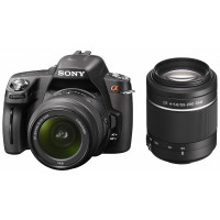 Sony DSLR-A390Y SLR-Digitalkamera (14,9 Megapixel, 6,9 cm (2,7 Zoll) Display) Double Zoom Kit inkl. DT 18-55 mm SAM und DT 55-200 mm SAM Objektiv schwarz-22