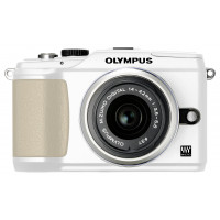 Olympus E-PL2 Systemkamera (12 Megapixel, 7,6 cm (3 Zoll) Display, bildstabilisiert) weiß mit 14-42 mm Objektiv silber-22
