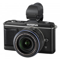 Olympus PEN E-P2 Systemkamera (12,3 Megapixel, 7,6 cm Display, Bildstabilisator) Kit inkl. 14-42mm Objektiv und EVF Sucher schwarz-22