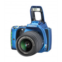 Pentax K-S1 SLR-Digitalkamera (20 Megapixel, 7,6 cm (3 Zoll) TFT Farb-LCD-Display, ultrakompaktes Gehäuse, Anti-Moiré-Funktion, Empfindlichkeit bis zu ISO 51200, Full-HD-Video, Wi-Fi, HDMI) Double Zoom Kit inkl. DAL 18-55 mm und DAL 50-200 mm Objektiv bla-22