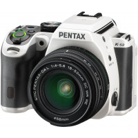 Pentax K-S2 Spiegelreflexkamera (20 Megapixel, 7,6 cm (3 Zoll) LCD-Display, Full-HD-Video, Wi-Fi, GPS, NFC, HDMI, USB 2.0) Kit inkl. 18-50mm WR-Objektiv weiß/Rennstreifen-21