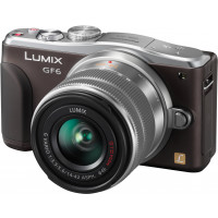 Panasonic DMC-GF6KEG9T LUMIX Systemkamera (16 Megapixel, 7,6 cm (3 Zoll) LCD-Display, Full HD) inkl. H-FS1442AE-S Lumix Vario Objektiv chocolate-22