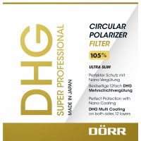 Dörr DHG Super Zirkular Polfilter (105mm) mit Nano-Vergütung und Beidseitige 12-fach Mehrschichtvergütung, Extrem Flache Filterfassung-22