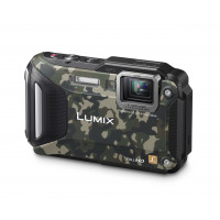 Panasonic LUMIX DMC-FT5EG9-Z Outdoor Kamera (3 Zoll LCD-Display, LEICA Weitwinkel Objektiv mit 4,6x opt. Zoom, wasserdicht bis 13 m, GPS, WiFi) camouflage-22