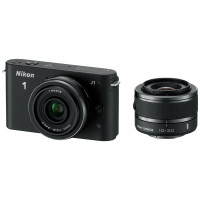 Nikon 1 J1 Systemkamera (10 Megapixel, 7,5 cm (3 Zoll) Display) schwarz inkl. 1 NIKKOR VR 10-30 mm und 10 mm Pancake Objektive-22