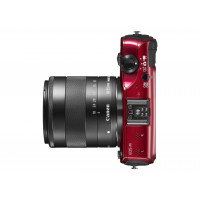 Canon EOS M kompakte Systemkamera (18 Megapixel, 7,6 cm (3 Zoll) Display, Full HD, Touch-Display) Kit inkl. EF-M 18-55mm 1:3,5-5,6 IS STM und Speedlite 90EX rot-22