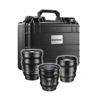 Walimex Pro Video Objektiv Basis Set VCSC für Sony E-Mount (inkl. Objektiv 24mm, 50mm, 85mm und Schutz koffer) schwarz-22