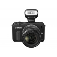 Canon EOS M Systemkamera (18 Megapixel, 7,6 cm (3 Zoll) Display, Full HD, Touch-Display) Kit inkl. EF-M 18-55mm 1:3,5-5,6 IS STM Objektiv und Speedlite 90EX schwarz-22